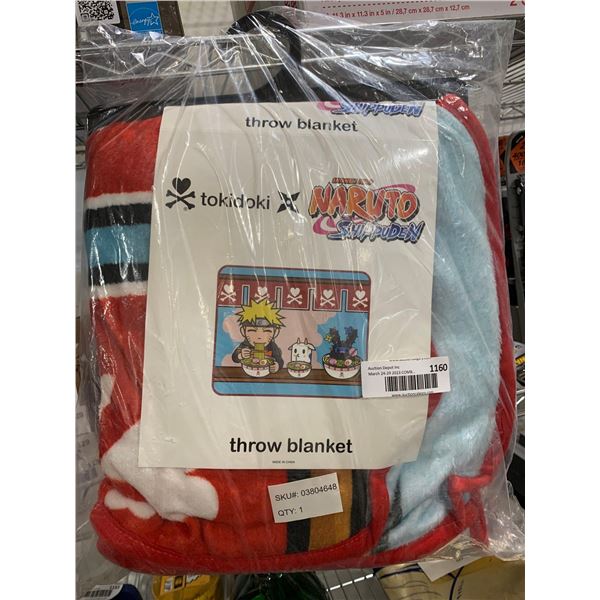 Tokidoki Natuto Shippuden Throw Blanket 50" x 60"