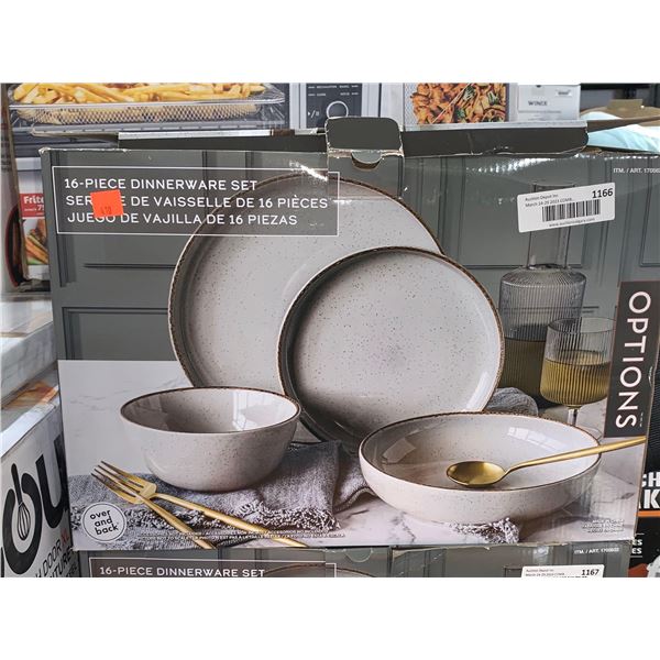 Options 16 Piece Stoneware Dinnerware Set