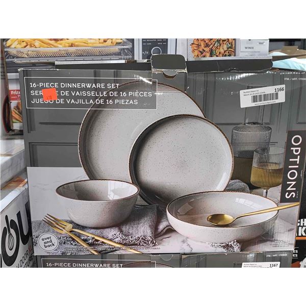 Options 16 Piece Stoneware Dinnerware Set