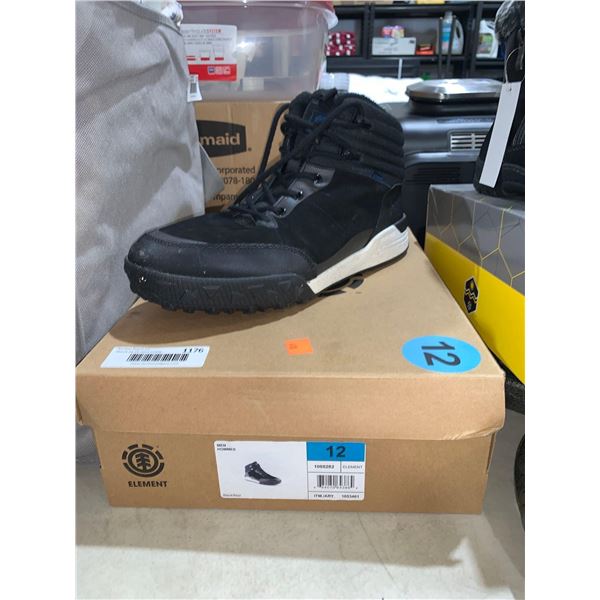 Element Men's Size 12 Black Shoe