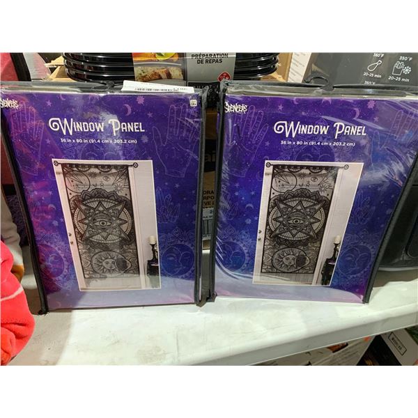 Lot of 2 36x80" Window Panels