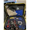 Image 2 : Goodyear Auto Safety Kit - Includes 12ft Booster Cables, 12V Tire Inflator, First Aid kit & More
