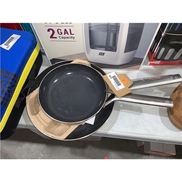 Lot of 2 Blue Diamond Non-Stick Frying Pans
