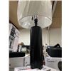 Image 2 : Black Ceramic  Accent Lamp with Beige Lampshade