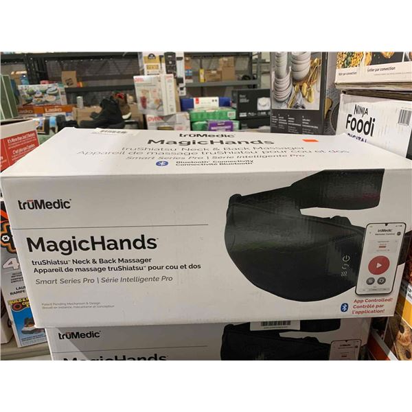 truMedic MagicHands truShiatsu Pro - Neck and back Massager with Bluetooth