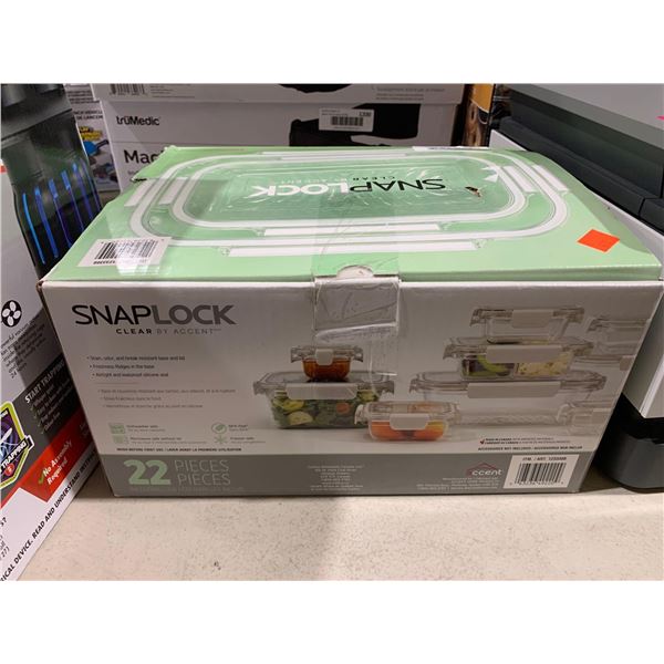 Snaplock Clear by Accent 22 pc Food Storage Set