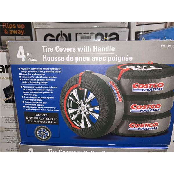 4 Pc Costco Brand Tire Storage Bags - fits 22 to 31 in