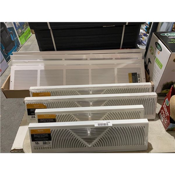 Lot of Assorted Wall Register Covers