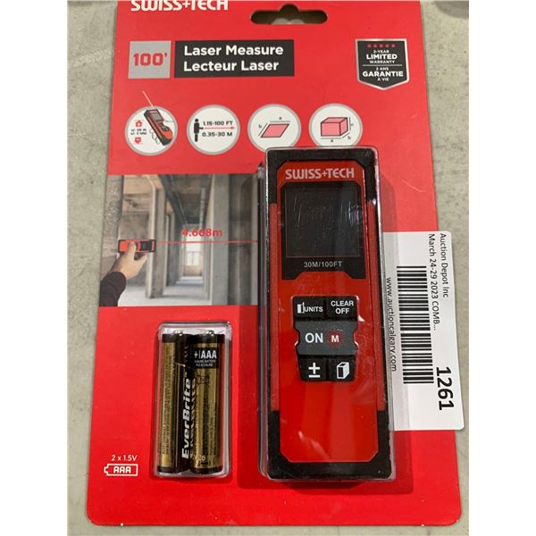 Swiss Tech Digtal 100' Laser Measure