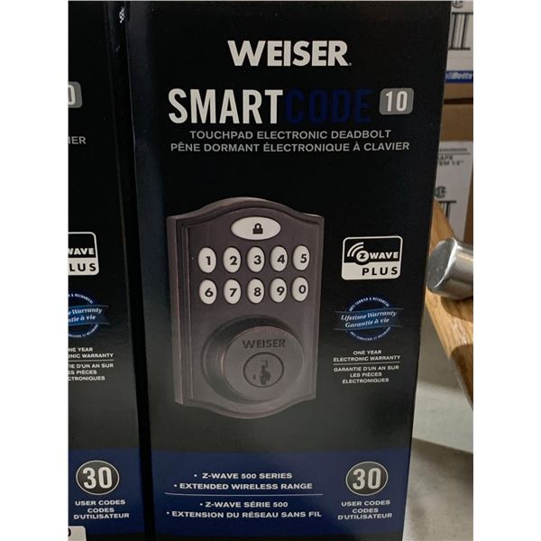 Weiser Smart Code Touchpad Electronic Deadbolt