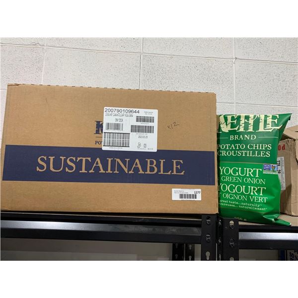 Kettle Brand Yogurt & Green Onion Potato Chips 12x220g