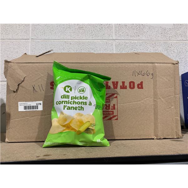 Circle K Dill PIckle Chips 11x66g