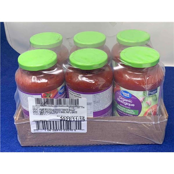 Great value tomato basil pasta sauce 6 x 700ml