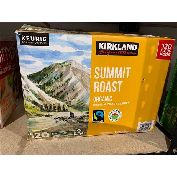 Kirkland Summit Roast K-Cup  Medium Roast Coffee Pods 120 Count