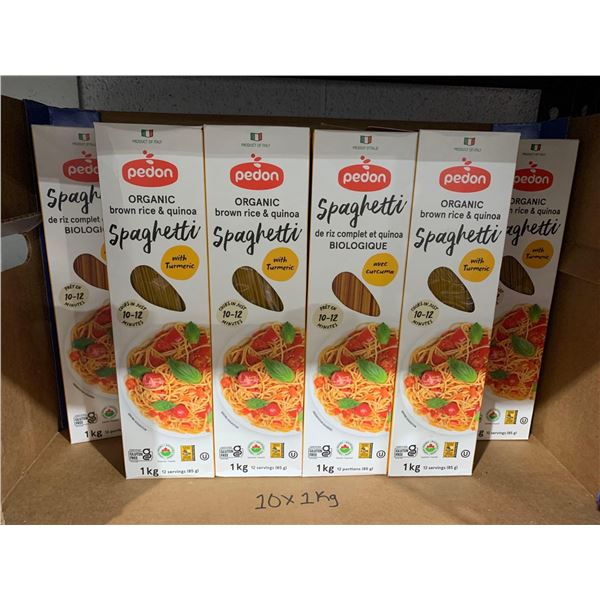 Pedon Organic Brown rice & Quinoa Spaghetti with Tumeric 10x1Kg