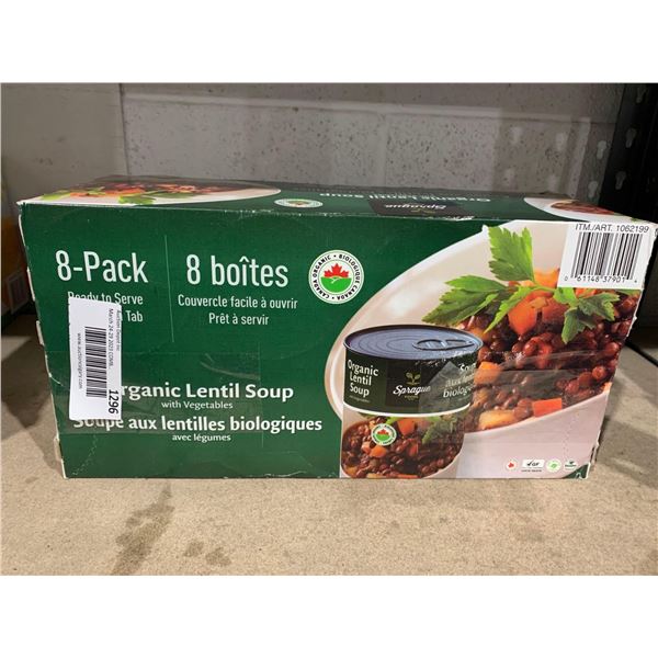 Organic Lentil Soup with Vegetables 8 x 398ml