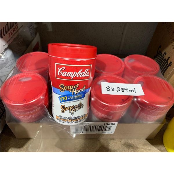 Campbells Cream of Mushroom Soup to go 8 x 284ml