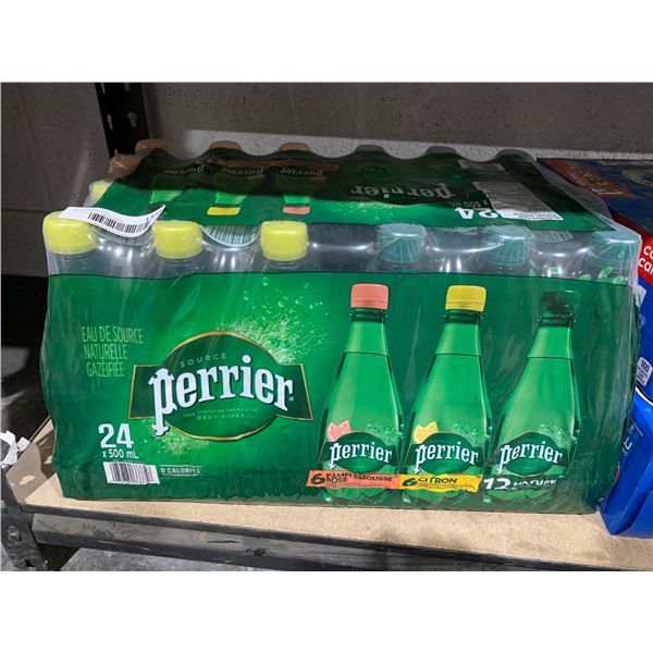 Perrier Carbonated Natural Spring Water Assorted Flavors 24 x 500ml