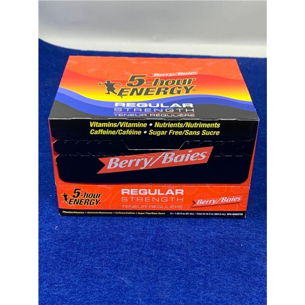 5 Hour Energy-Regular Strength, Berry Flavour (12 x 57ml)