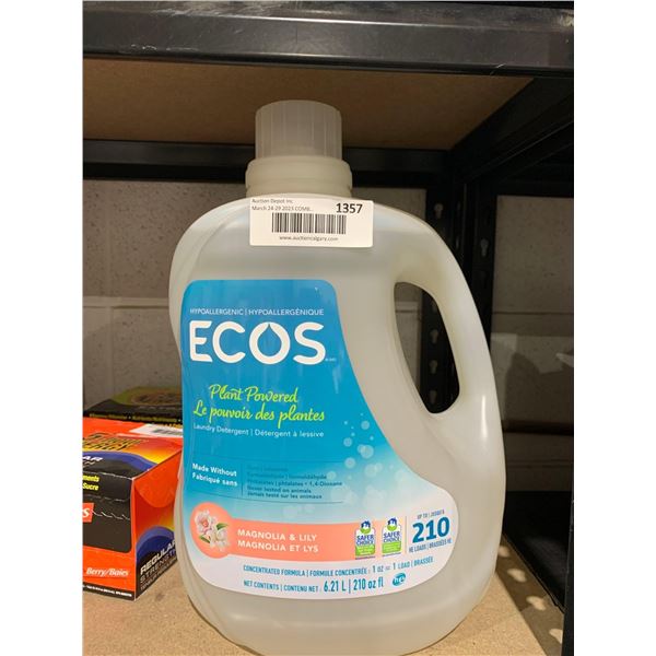 Ecos Plant Powered Laundry Detergent Magnolia & Lily 6.21L