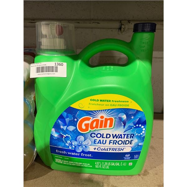 Gain Cold Water Fresh Water Frost Laundry Detergent 4.87L