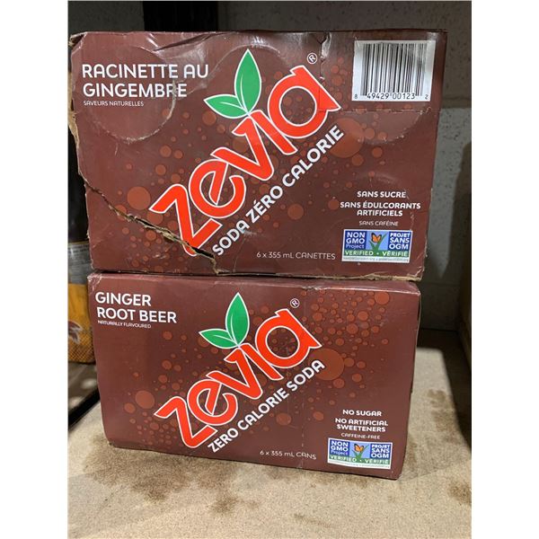 Zevia Ginger Root Beer 12 x 355ml (2 cases of 6)