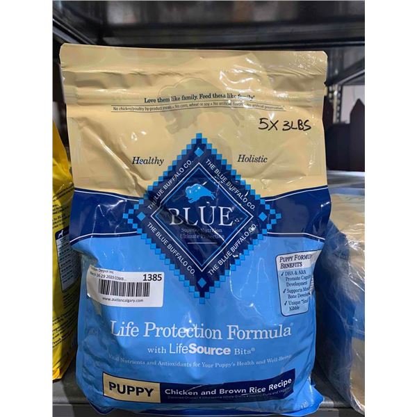 Blue Buffalo Life Protection Formula Chicken & Brown Rice 5x3lb Puppy