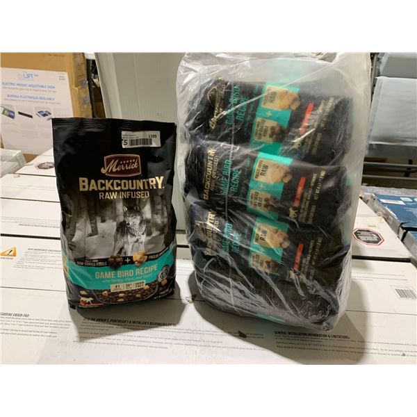 Merrick Back Country Raw infused Game Bird Recipe Dog Kibble 5x4Lbs