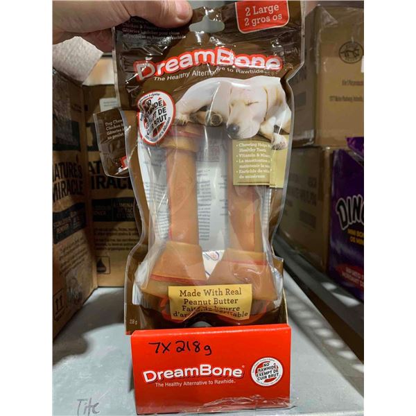 Dream Bones Peanut Butter Dog Treats 7x218g