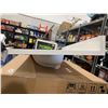 Image 3 : Single Sink, 37x22" Marble Vanity Countertop - White