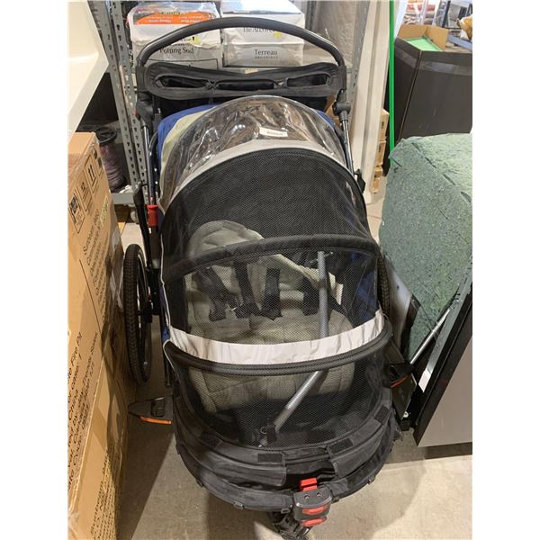 Schwinn Joyrider 2 child Bicycle Trailer - Blue and Grey