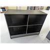 Image 2 : 48" Black Retail Display Counter with Slatwall Front
