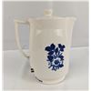 Image 2 : Vintage Electric Tea Pot with Blue Flowers