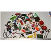 Image 1 : Box of misc. toys - cars, figurines, etc.