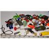 Image 2 : Box of misc. toys - cars, figurines, etc.