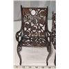 Image 3 : Cast Iron small decorative chair & lounge chair - (9"W x 7"H x 6 1/2"D) &  (4 1/2"W x 7 3/4"H x 5 1/