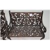 Image 4 : Cast Iron small decorative chair & lounge chair - (9"W x 7"H x 6 1/2"D) &  (4 1/2"W x 7 3/4"H x 5 1/