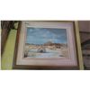 Image 1 : Weshaw Painting in frame - 25"x20.5"