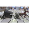 Image 4 : Vintage Cast Horse and Cart