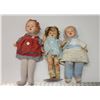 Image 1 : 3 assorted vintage dolls
