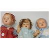Image 2 : 3 assorted vintage dolls