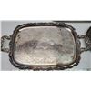 Image 2 : Electroplated silver bundle - 2 large trays, 2 plates and ashtray