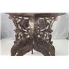 Image 3 : Wooden inlay, decorative stand/table - 12"H x 12"W