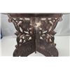 Image 4 : Wooden inlay, decorative stand/table - 12"H x 12"W