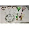 Image 2 : Wedding anniversary dish & 7 various drinking glasses