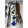 Image 2 : Leather halter, horse bits and other horse items