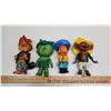 Image 1 : 4 vintage toy figures - Speedy Gonzales, Jolly green giant, etc.