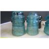 Image 2 : lot of 8 glass insulators