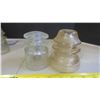 Image 5 : lot of 8 glass insulators