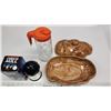 Image 2 : Ceramic Potato casserole dish, Tang glass pitcher & Cheese mill
